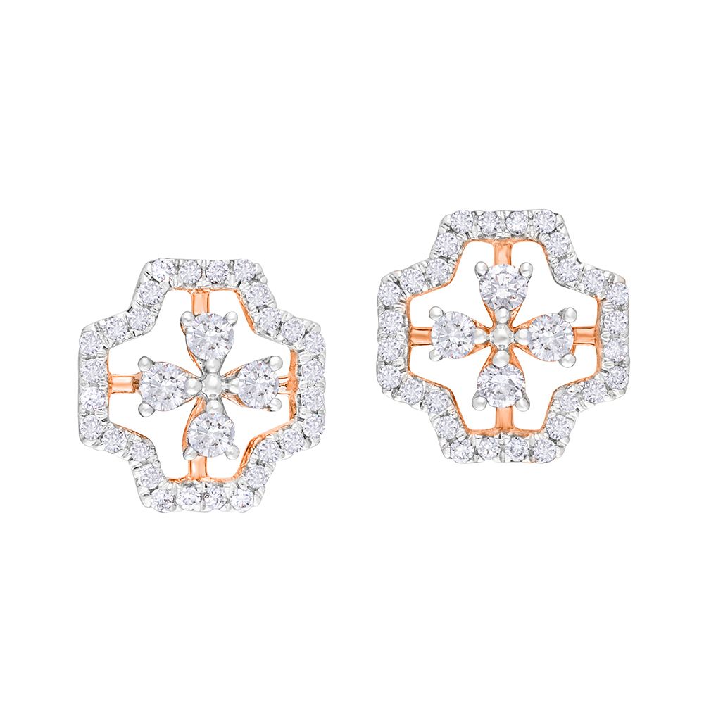 Stylish Earrings With Diamonds-Earrings-OER22104-D900X0C