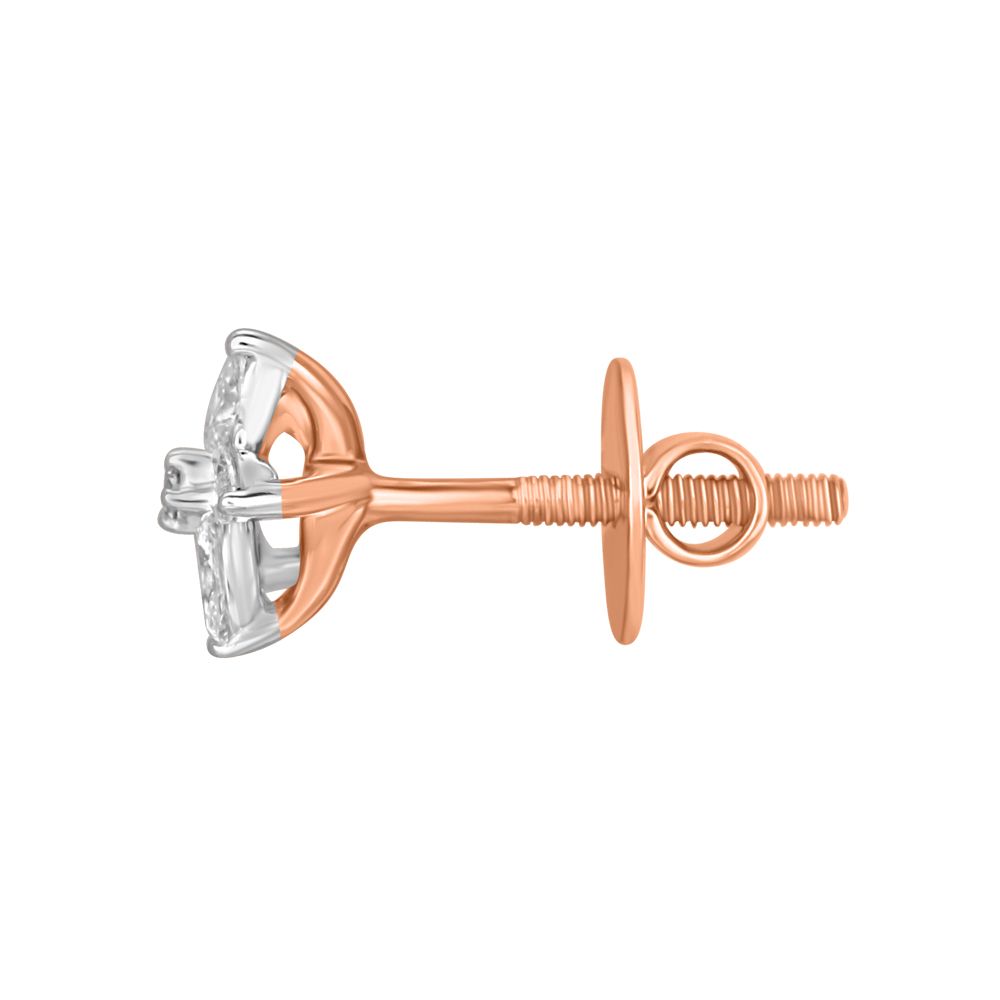 Modern Diamond Studded Earrings-Earrings-OER22126-D300X0B