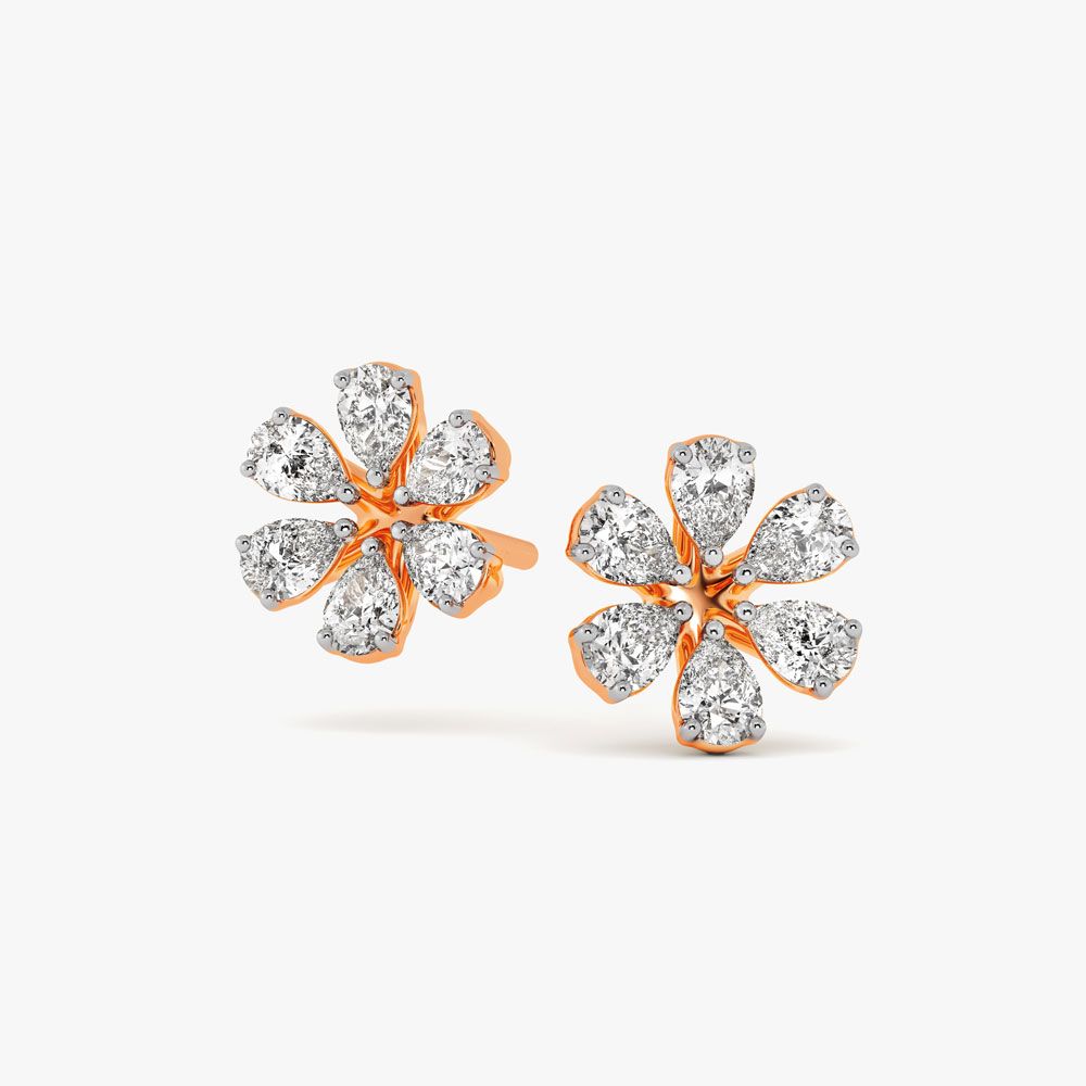Stunning Diamond Earrings-Earrings-OER22128-D300X0B