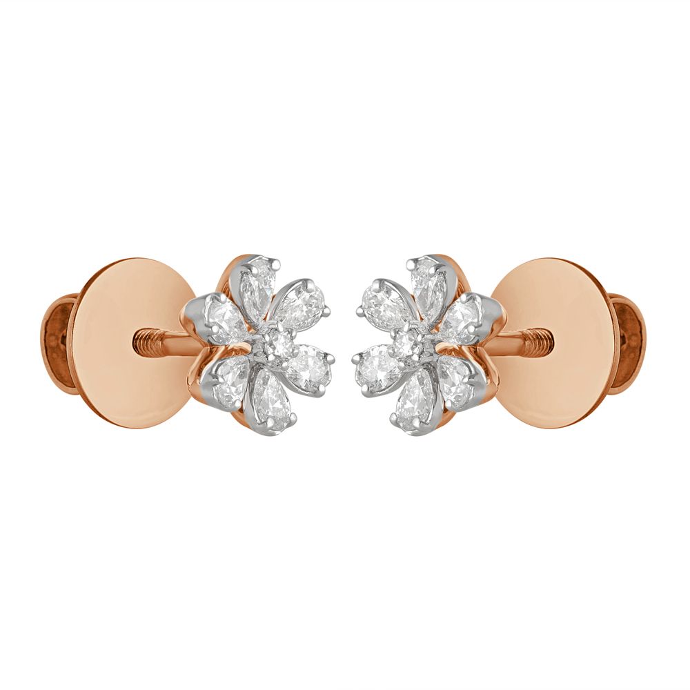 Stunning Diamond Earrings-Earrings-OER22128-D300X0B