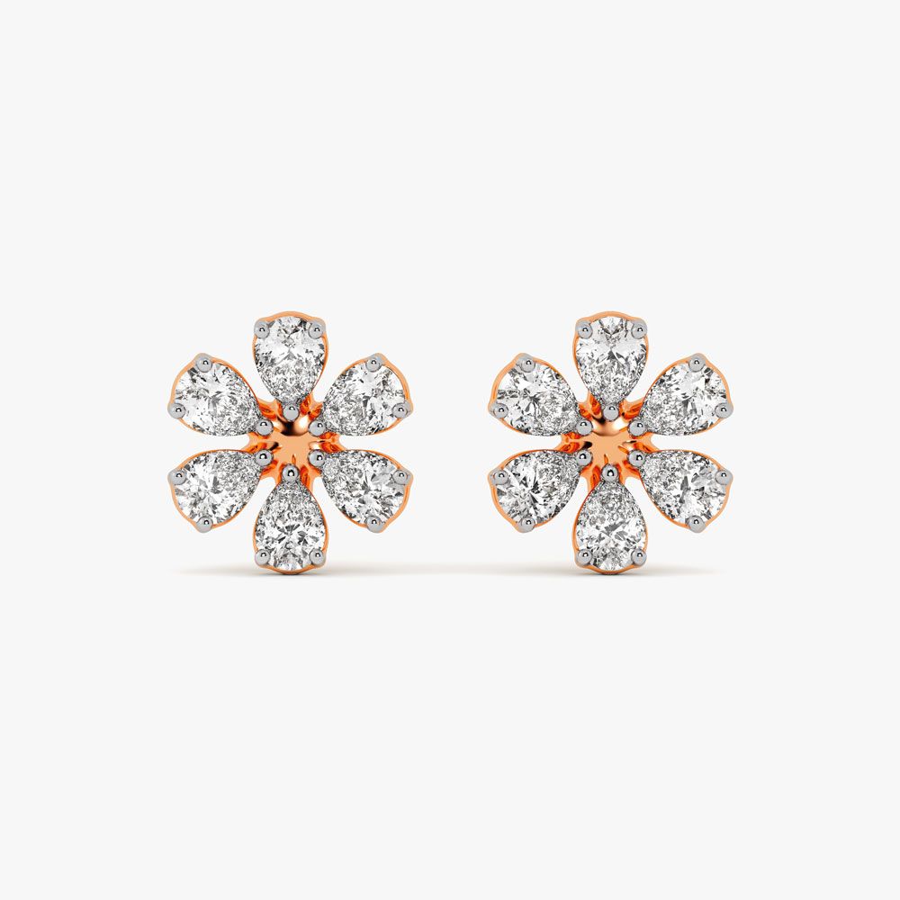 Stunning Diamond Earrings-Earrings-OER22128-D300X0B
