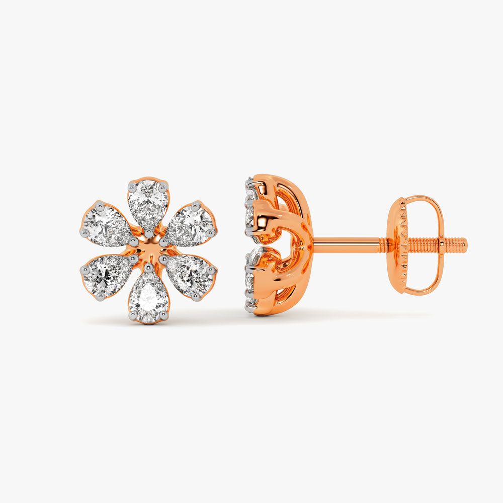 Stunning Diamond Earrings-Earrings-OER22128-D300X0B