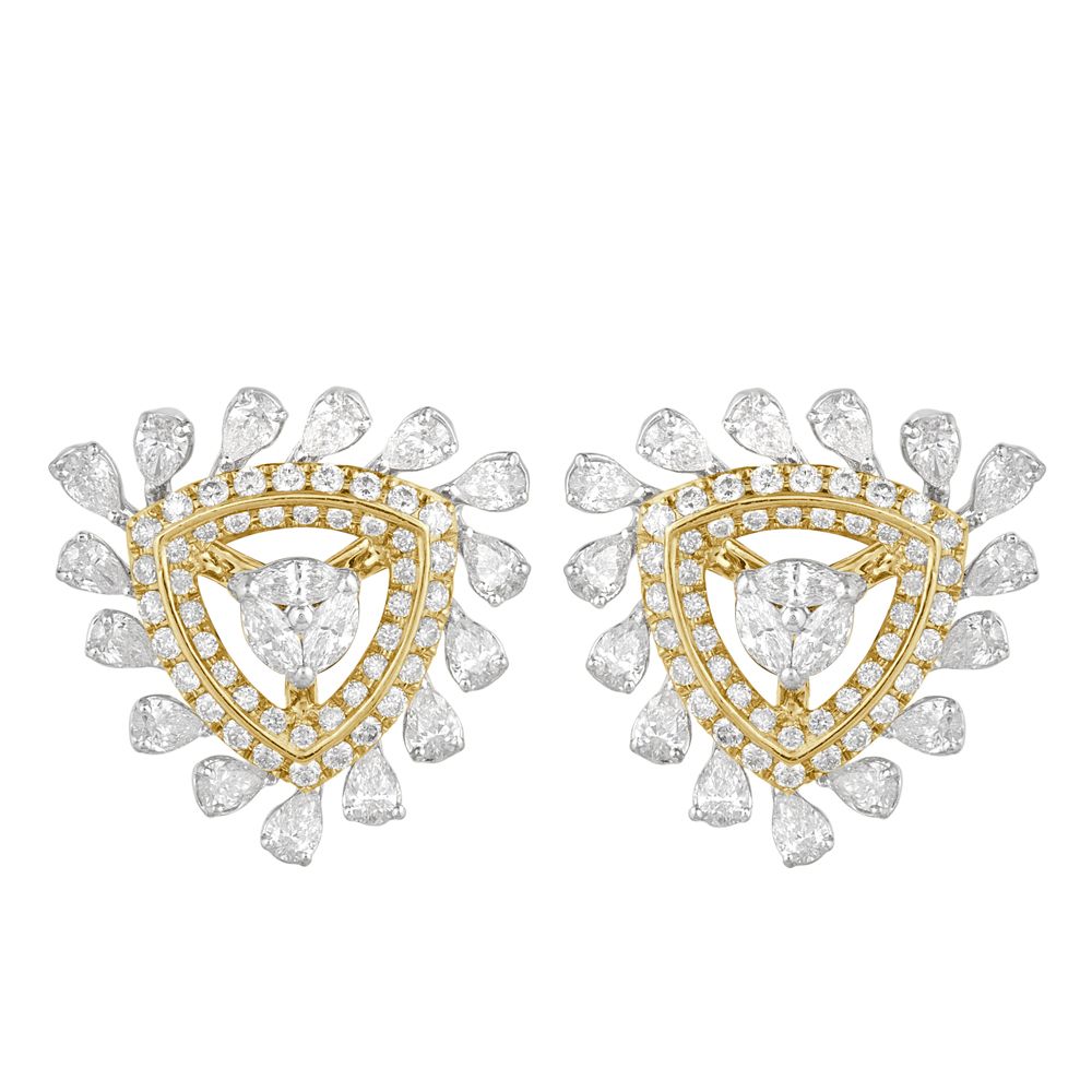 Gorgeous Diamond Earrings-Earrings-OER22133-D300R0B