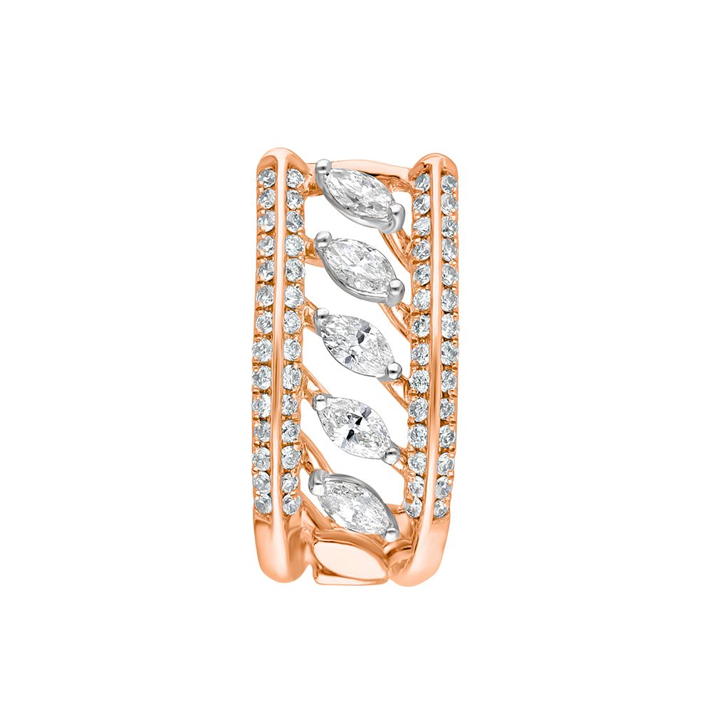 Delicate Rose Gold Earrings-Earrings-OER22139-D300X0B