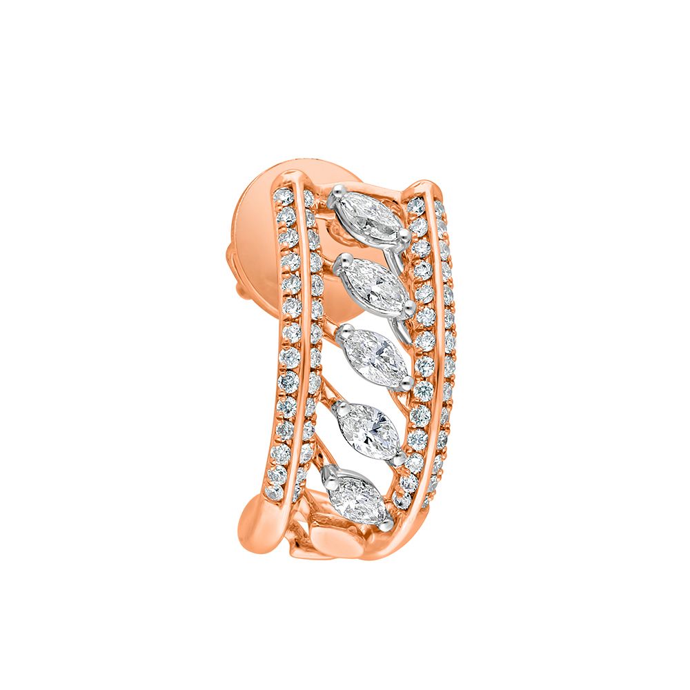 Delicate Rose Gold Earrings-Earrings-OER22139-D300X0B