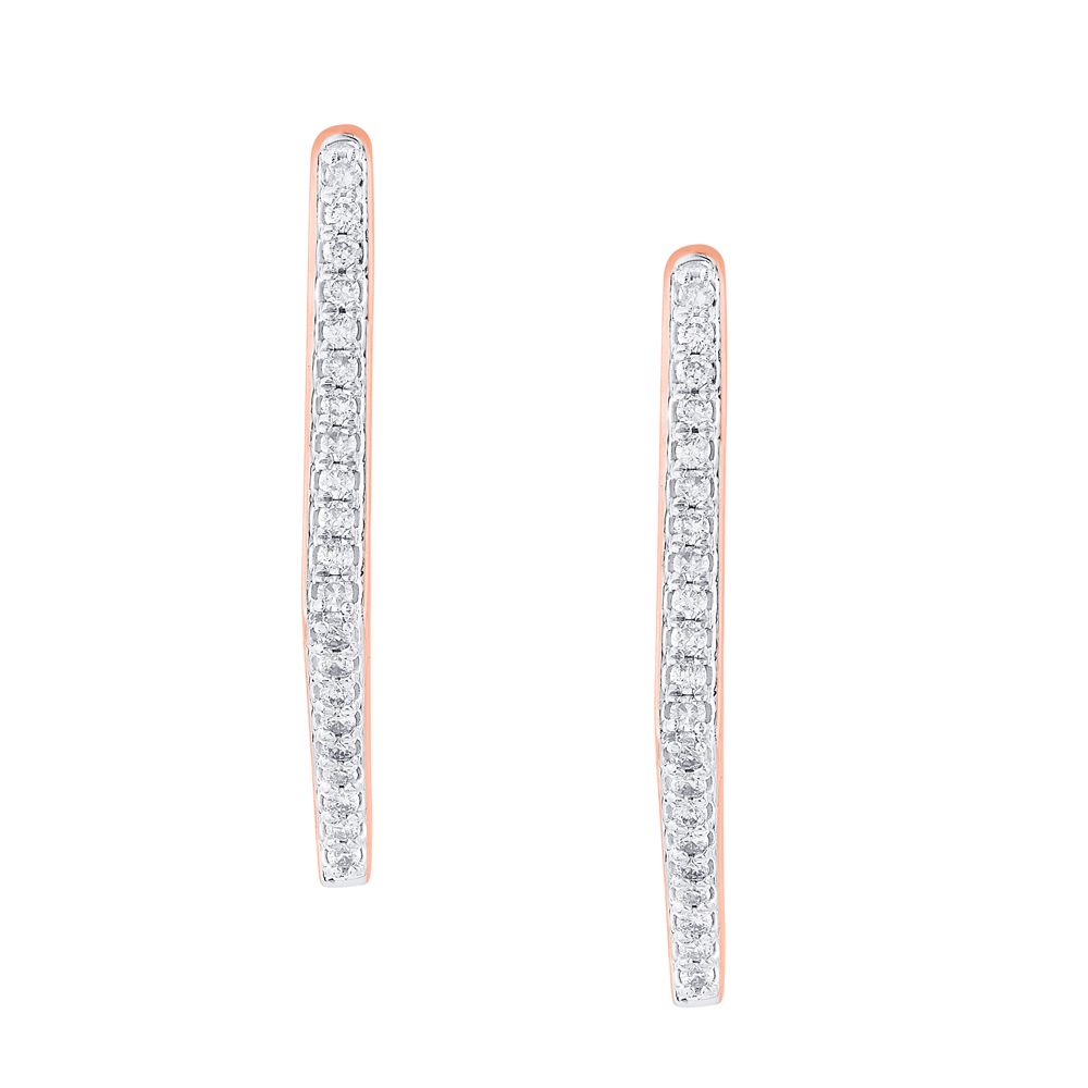 Brilliant Desired Diamond Earrings-Earrings-OER23016-D400X0B