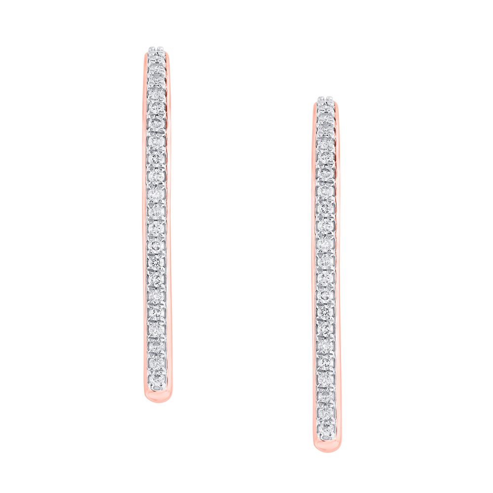 Gorgeous 18KT Rose Gold Desired Earrings-Earrings-OER23017-D400X0B