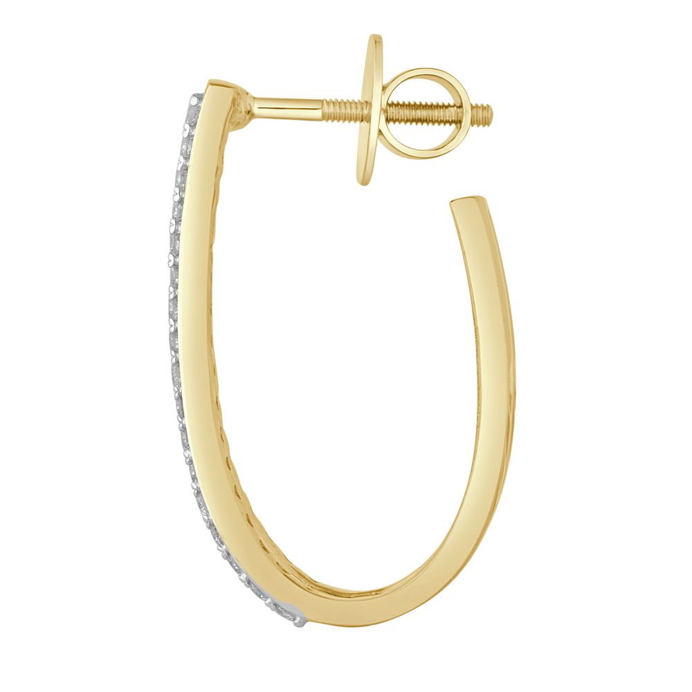 Gorgeous 18KT Yellow Gold Desired Earrings-Earrings-OER23022-D400R0B