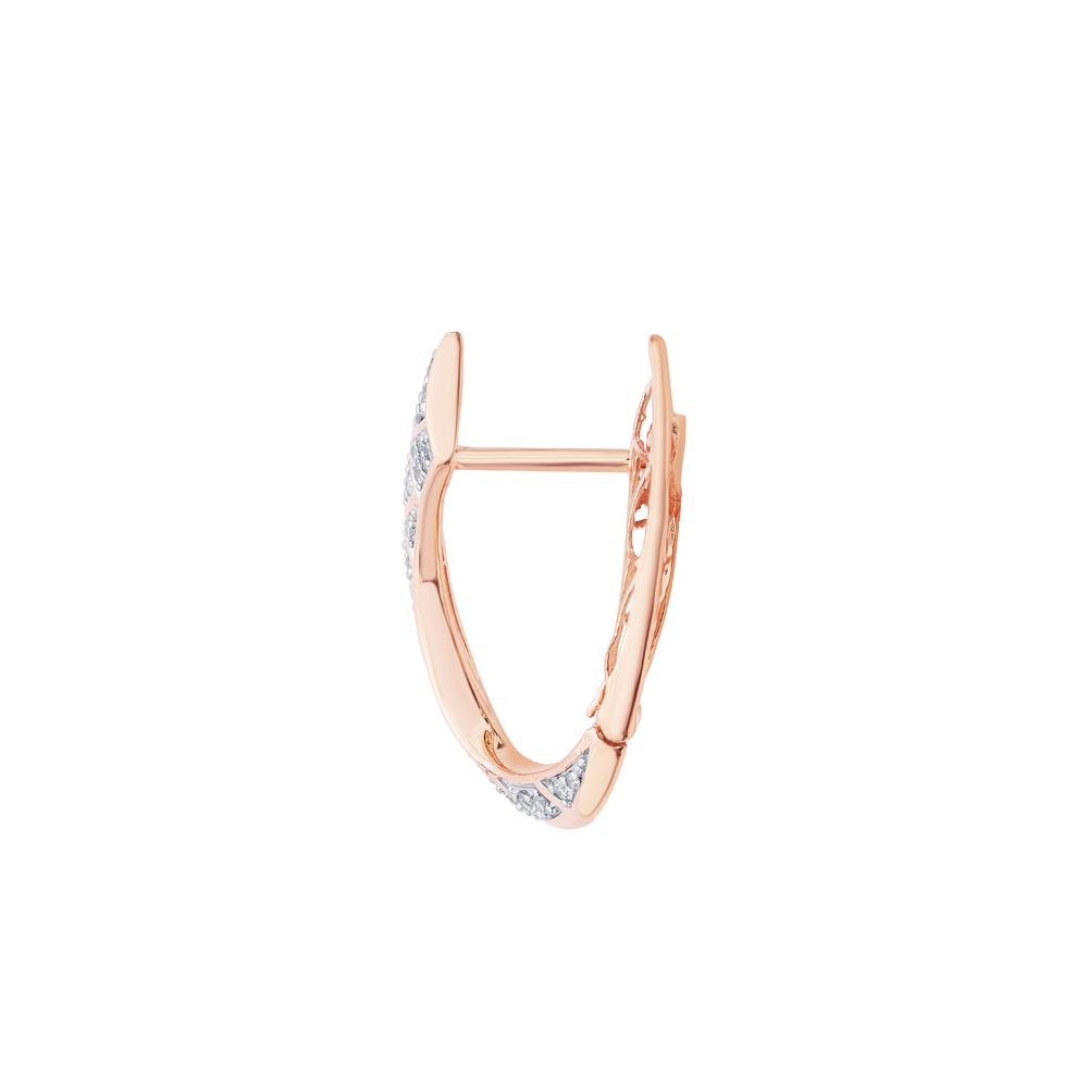 Dazzling Rose Gold and Diamond Desired Earrings-Earrings-OER23023-D400X0B