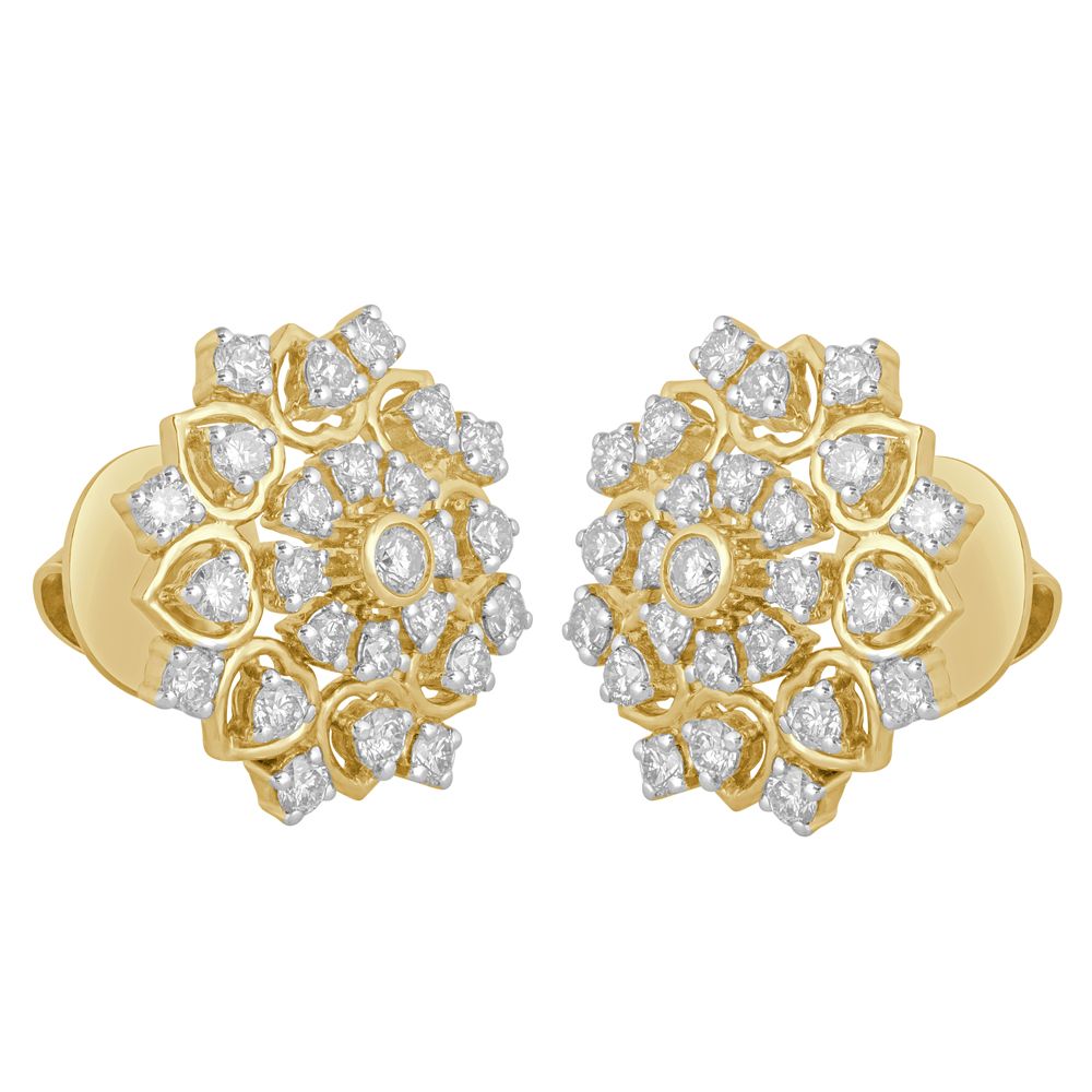 Breathtaking Diamond Earrings-Earrings-OER23031-D400X0B