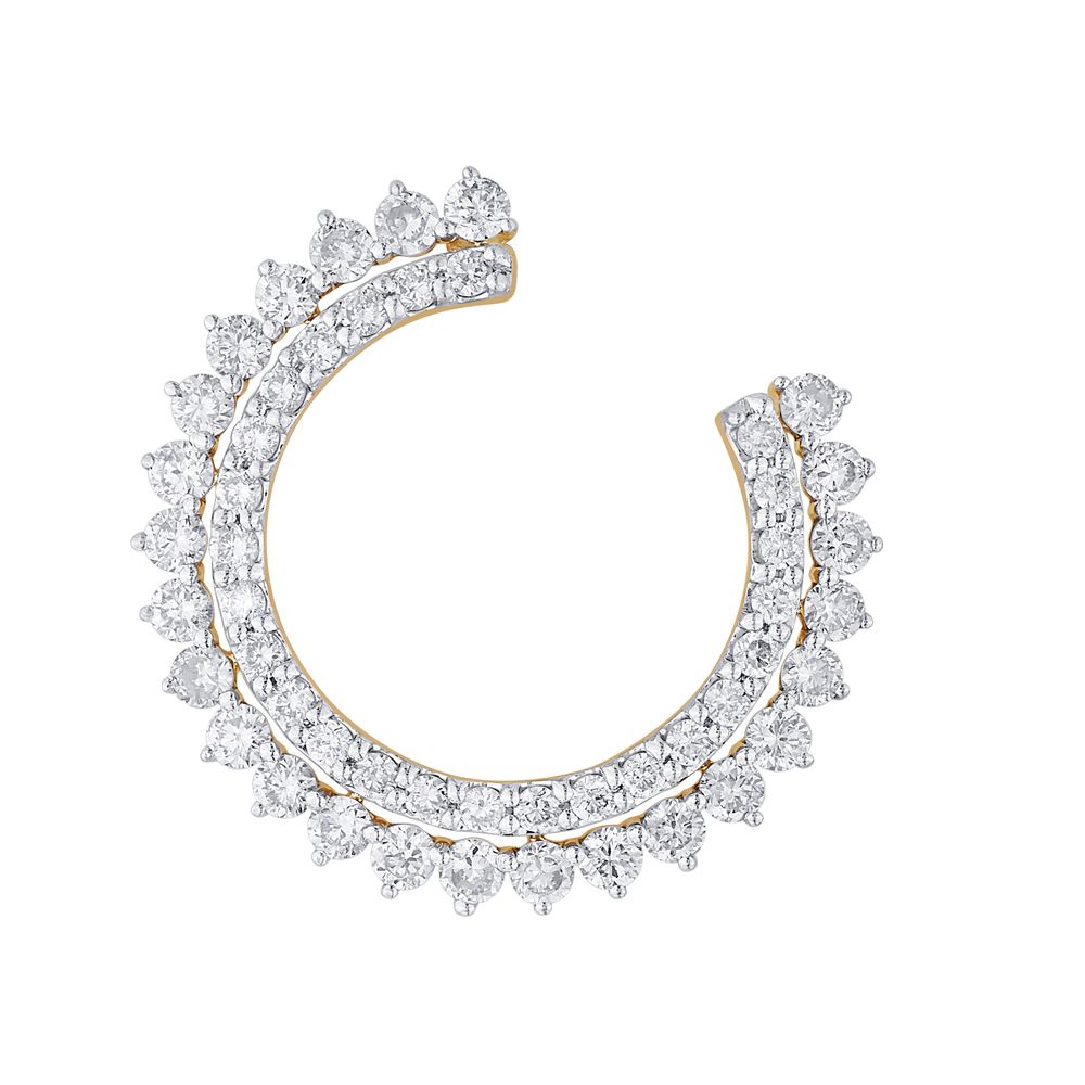 Eclectic 18KT Yellow Gold Earrings-Earrings-OER23042-D400R0B