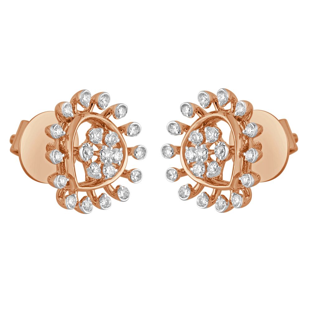 Earrings in Dazzling Gold-Earrings-OER23047-D400R0B
