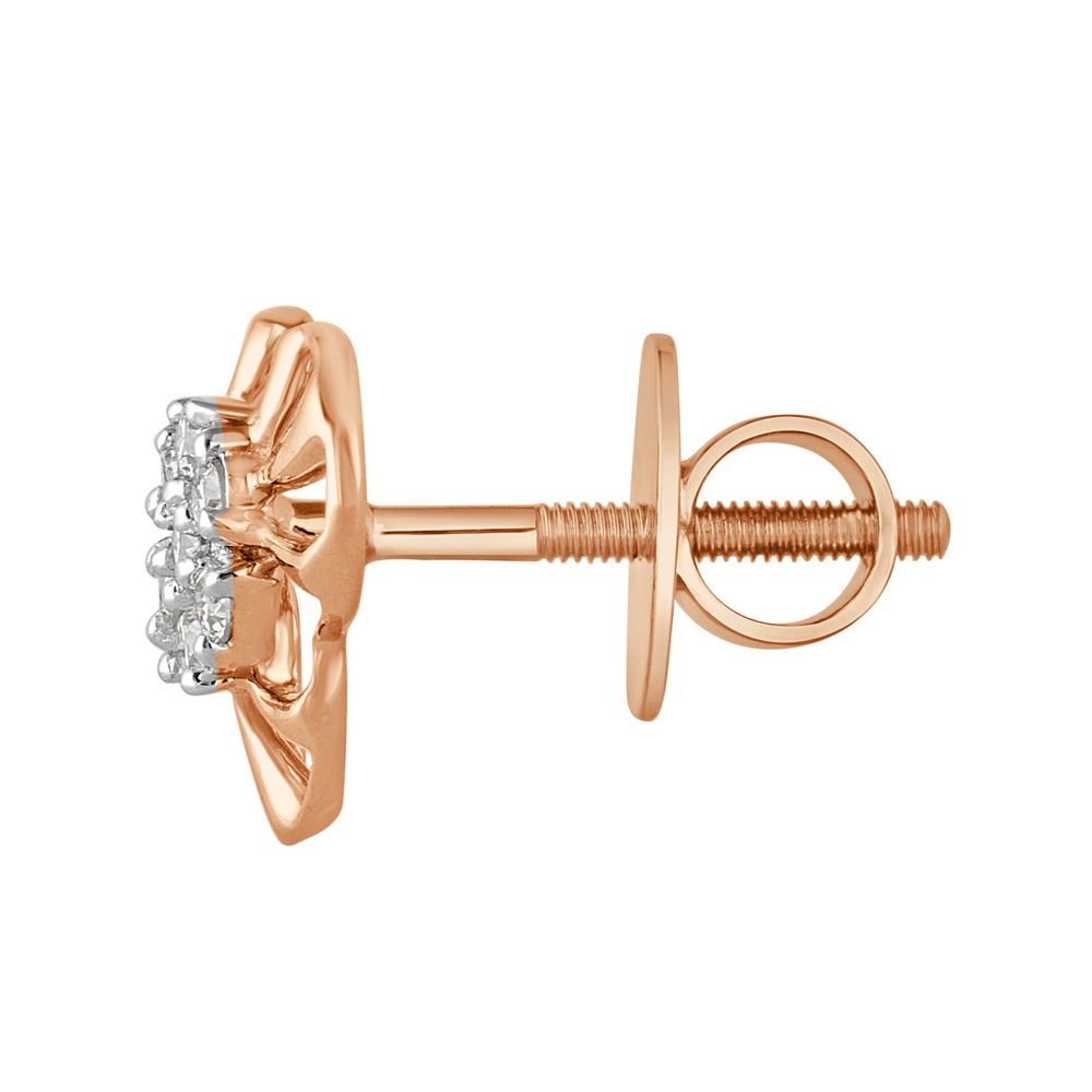 Contemporary Earrings With Diamonds-Earrings-OER23060-D900X0C