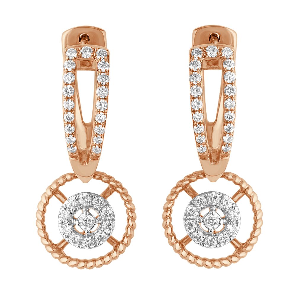 Breathtaking Diamond Danglers-Earrings-OER23065-D300X0B