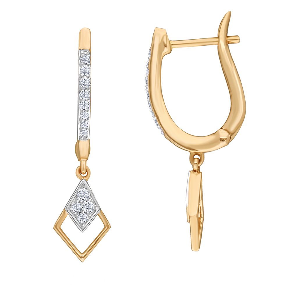 Delicate Gold Earrings-Earrings-OER23070-D300X0B