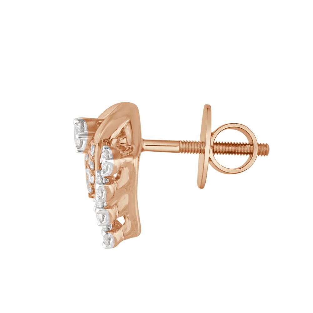 Romantic Diamond Earrings-Earrings-OER23077-D400X0B