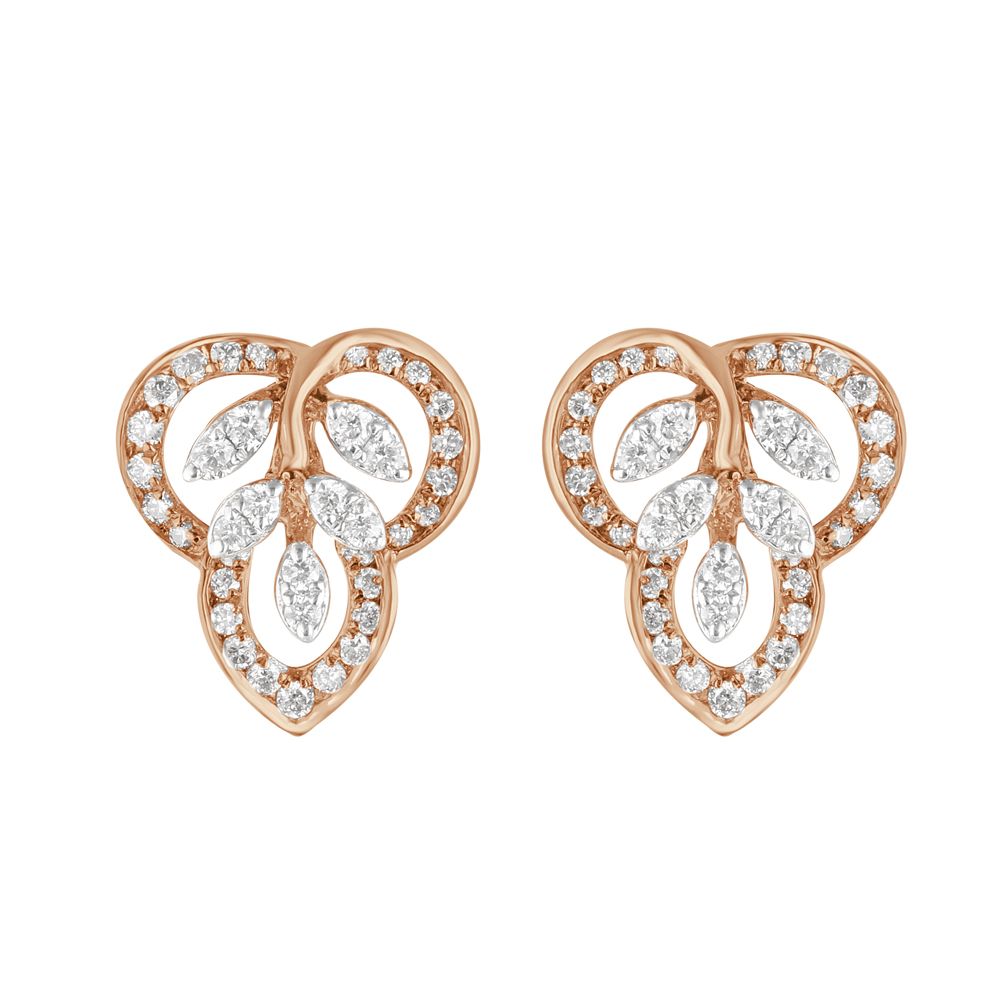 Traditional Diamond Earrings-Earrings-OER23079-D400X0B