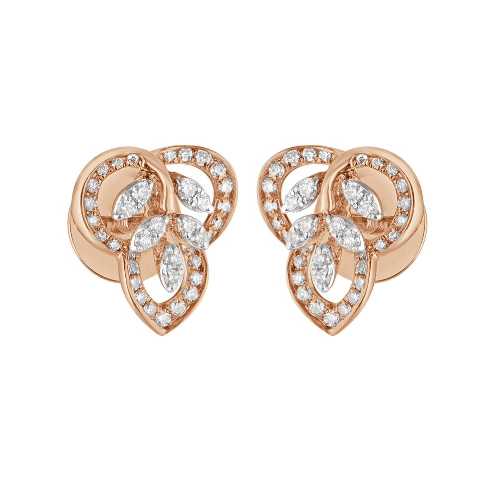 Traditional Diamond Earrings-Earrings-OER23079-D400X0B