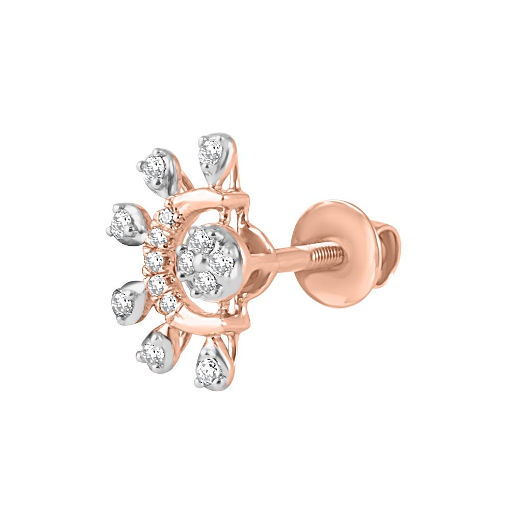 Chic Diamond Stud Earrings-Earrings-OER23151-D900X0C