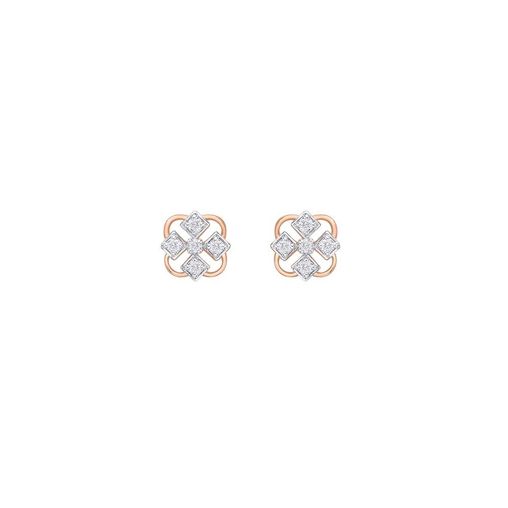 Eternal Elegance Exquisite Diamond Earrings-Earrings-OER23152-D900X0C