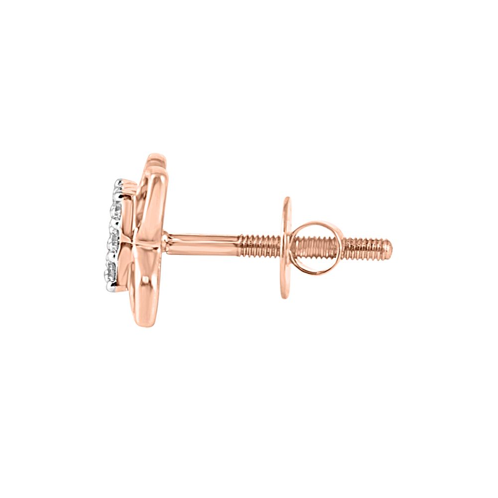 Everyday Elegance Diamond Rose Gold Earrings-Earrings-OER23155-D900X0C