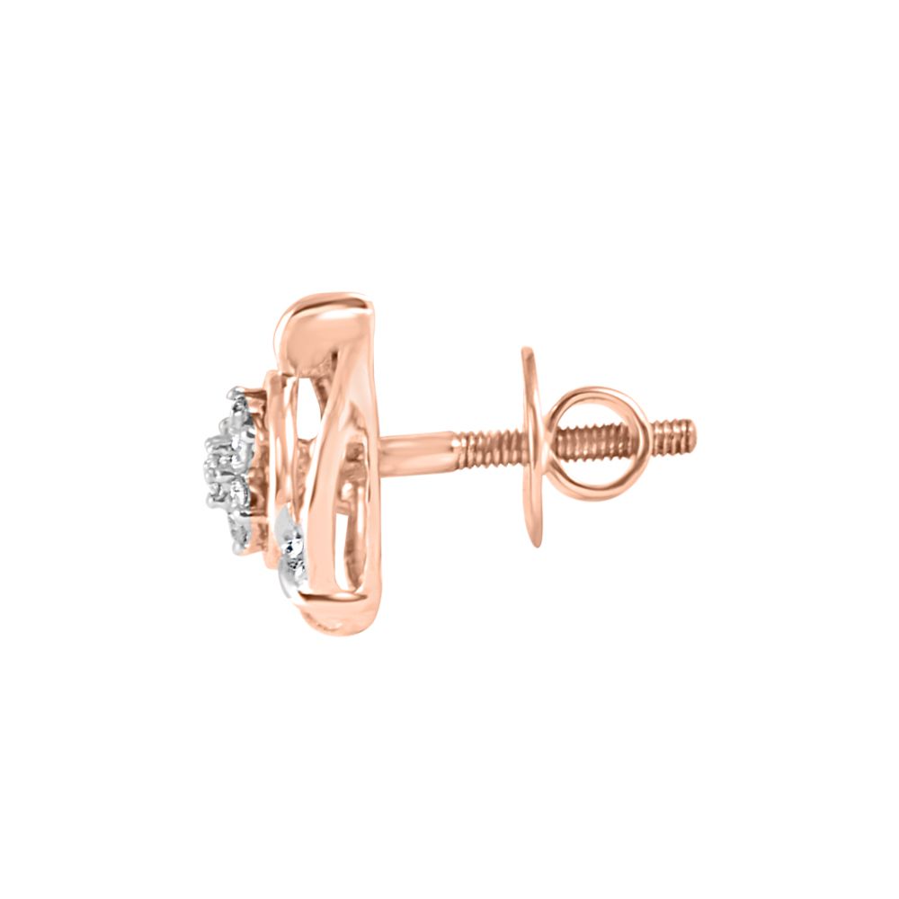 Diamond Dreams Rose Gold Earrings-Earrings-OER23157-D900X0C