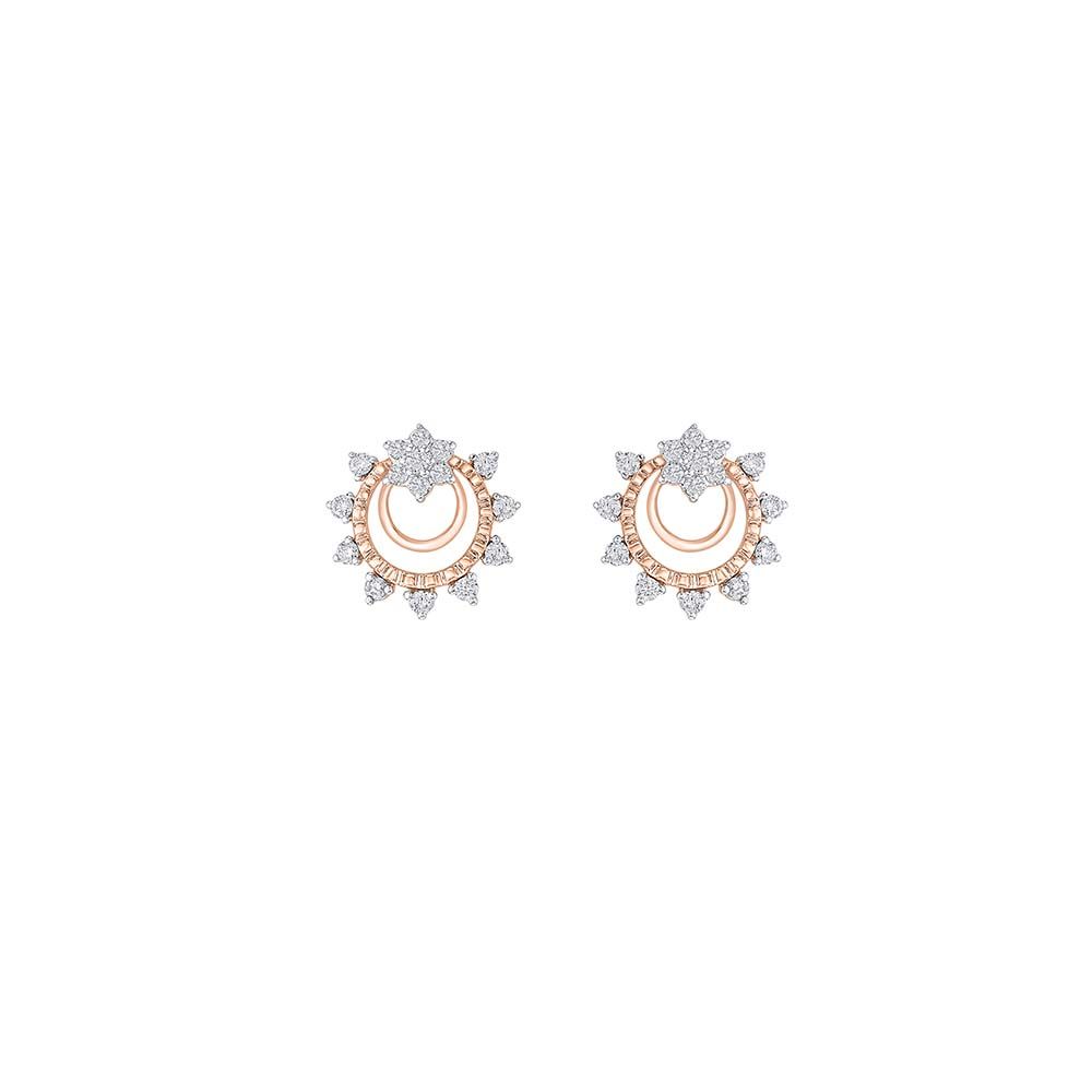 Glamour Unveiled Elegant Diamond Earrings-Earrings-OER23160-D900X0C
