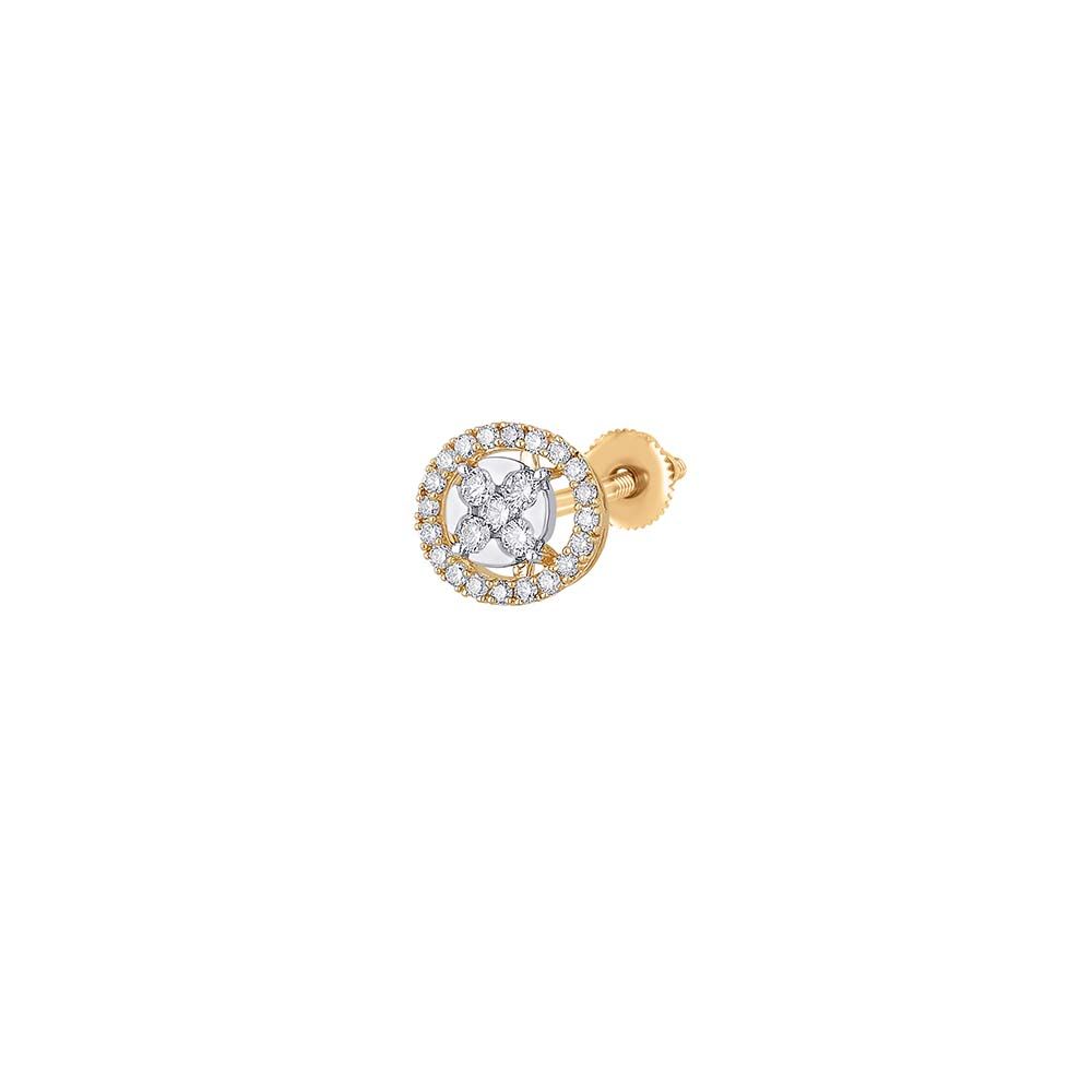 Divine Radiance Exclusive Diamond Earring-Earrings-OER23165-D400R0C