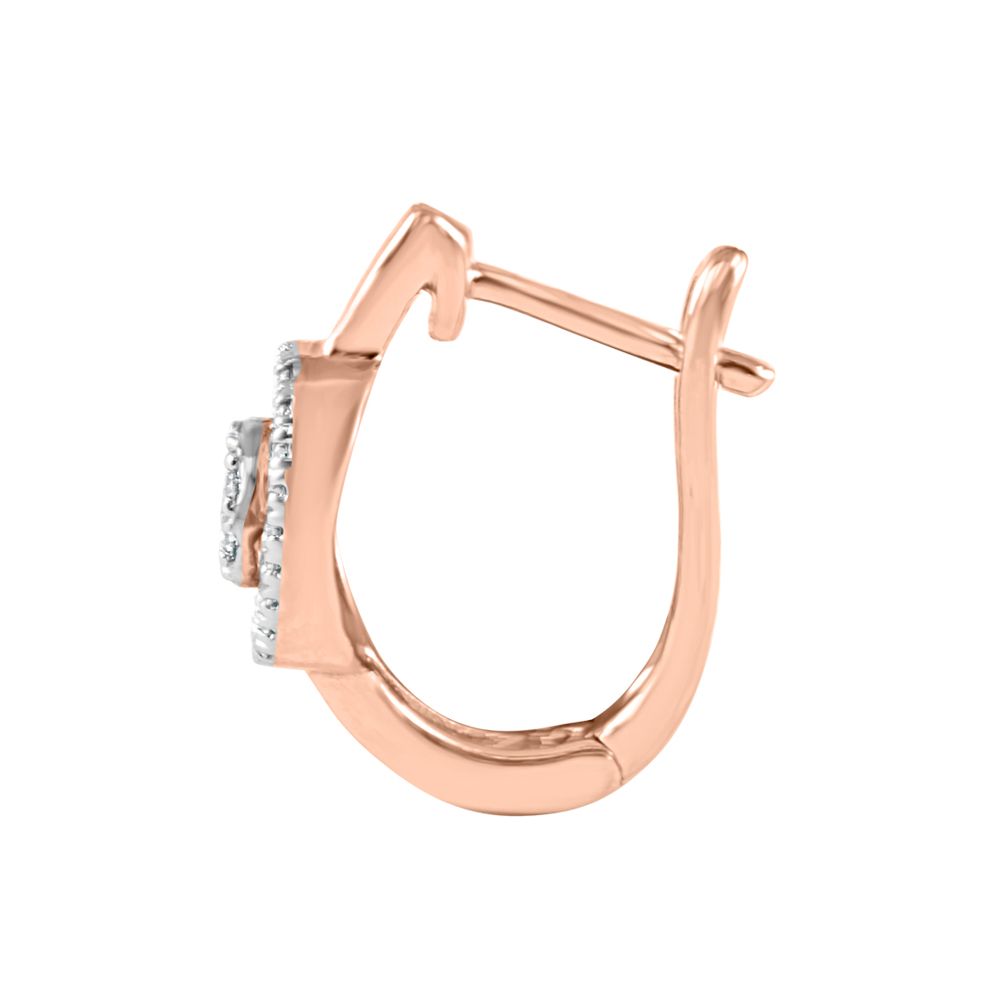 Majestic Diamond Rose Gold Earring-Earrings-OER23I04-D900X0C