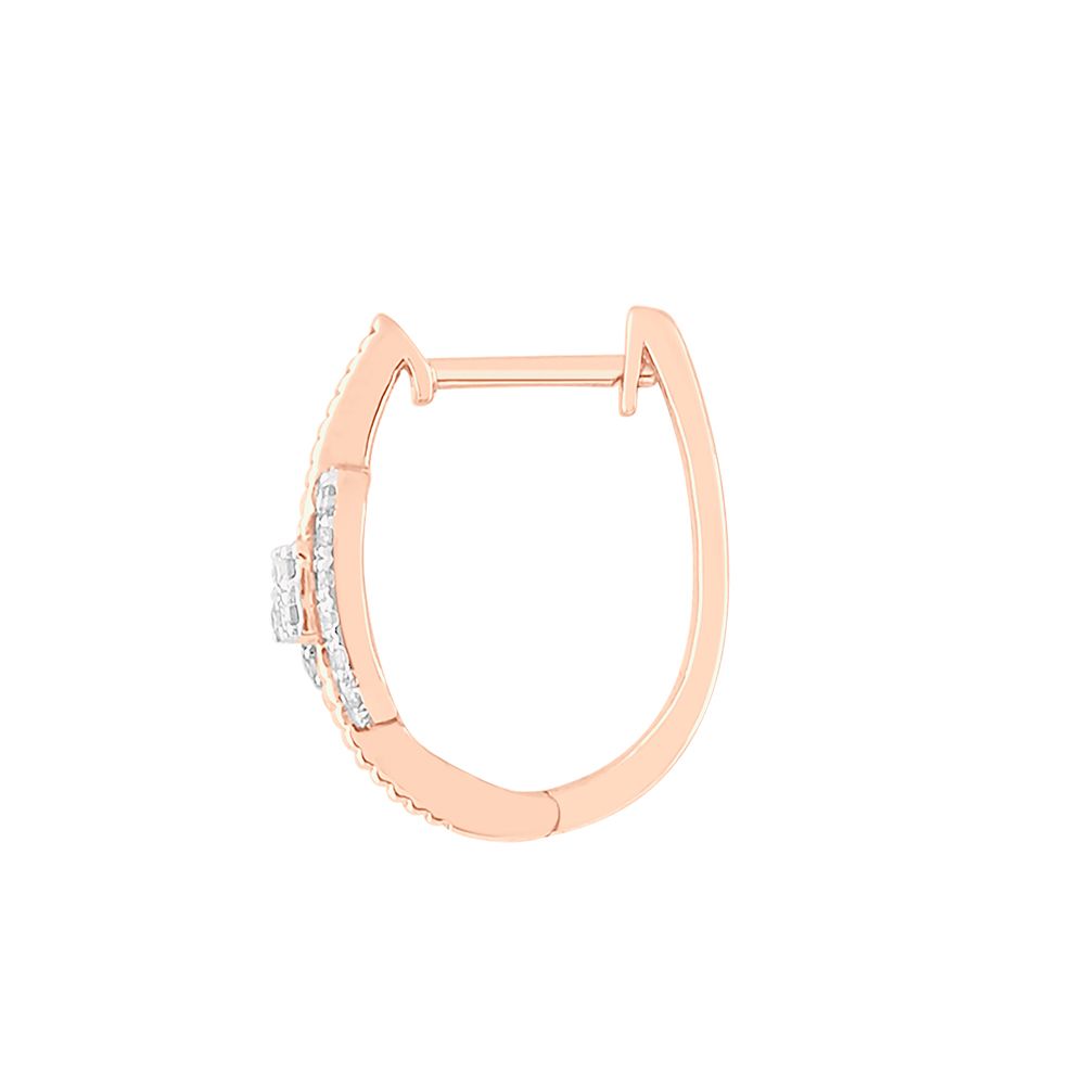 Ethereal Rose Gold And Diamond Earrings-Earrings-OER23I06-D900X0C