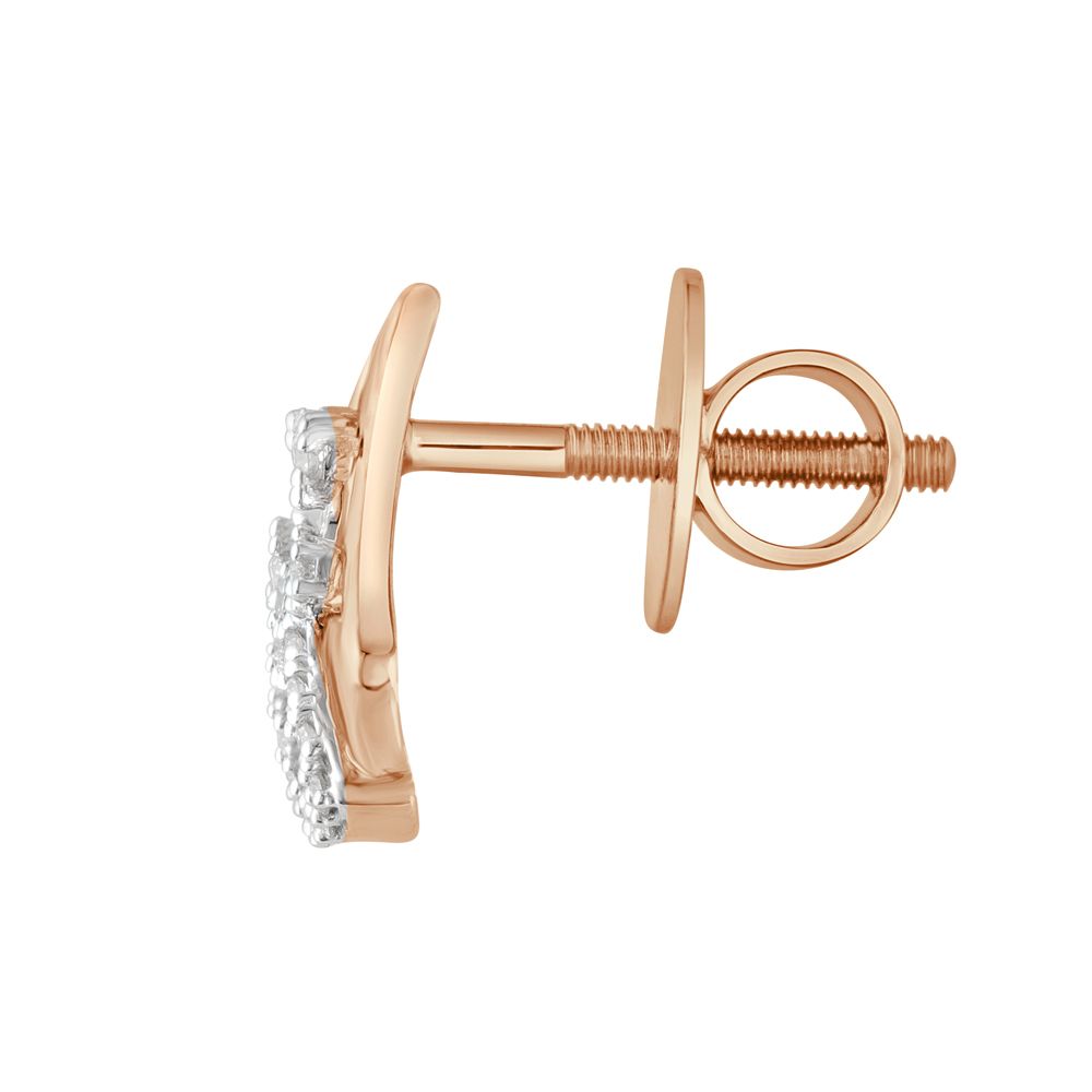 Sparkling Geometric Diamond Earrings-Earrings-OER23I12-D400X0C