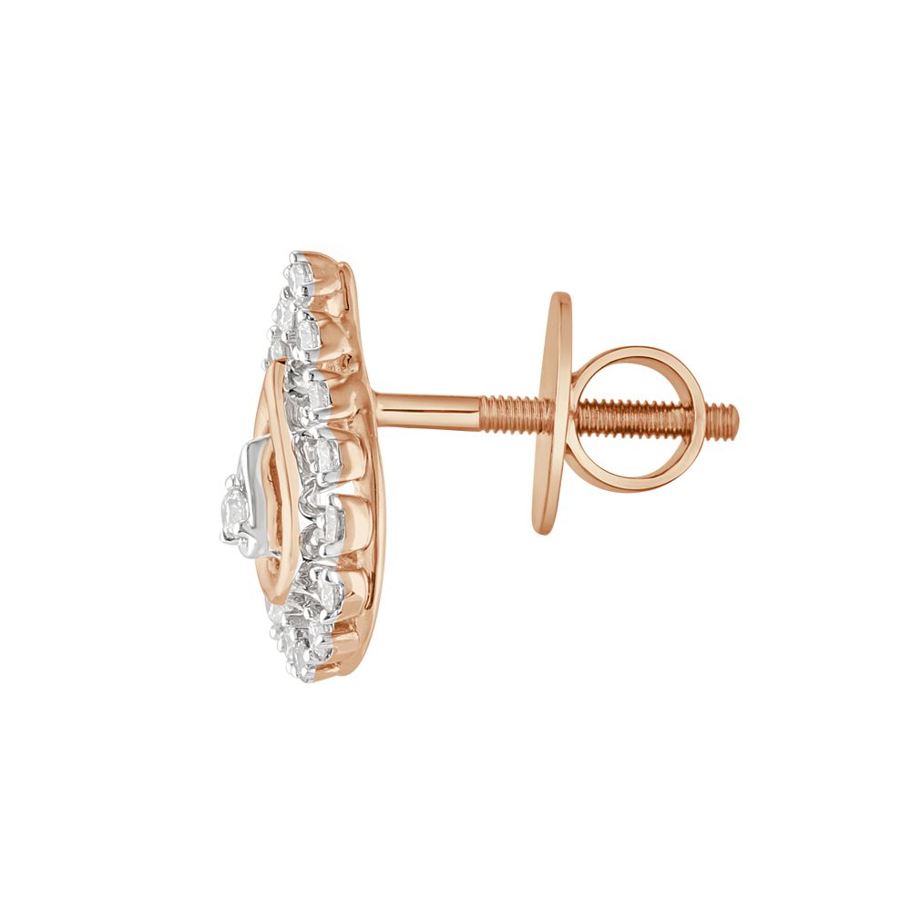 Paisely Design Diamond Studs-Earrings-OER23I15-D400X0C