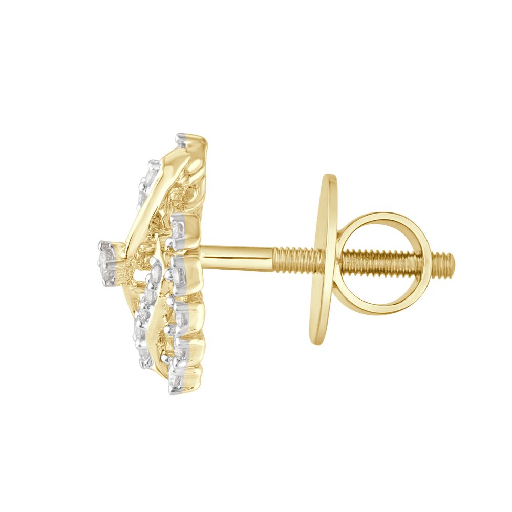 Exquisite Platinum Diamond Earring-Earrings-OER23I21-D400R0C