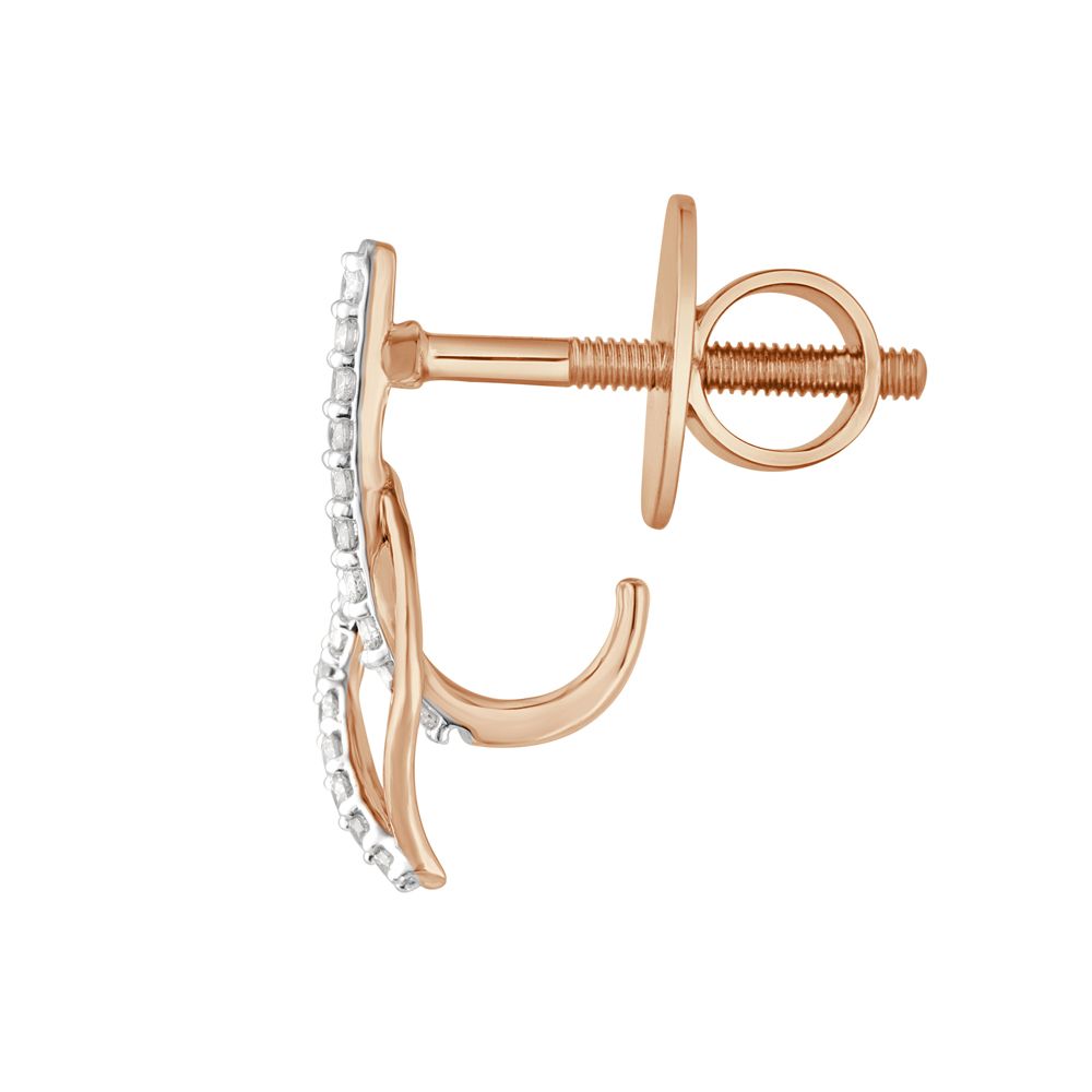 Minimalist Geometric Design Diamond Studs-Earrings-OER23I23-D400X0C