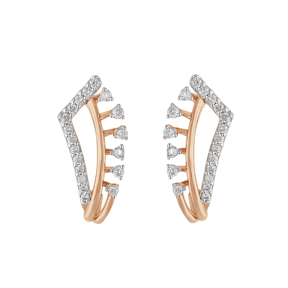 Brilliant Diamond Earrings-Earrings-OER23I26-D400X0C