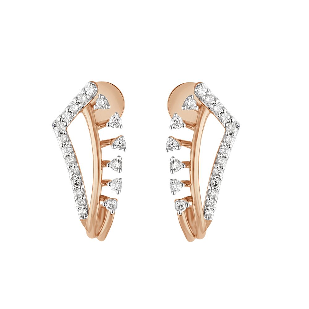 Brilliant Diamond Earrings-Earrings-OER23I26-D400X0C