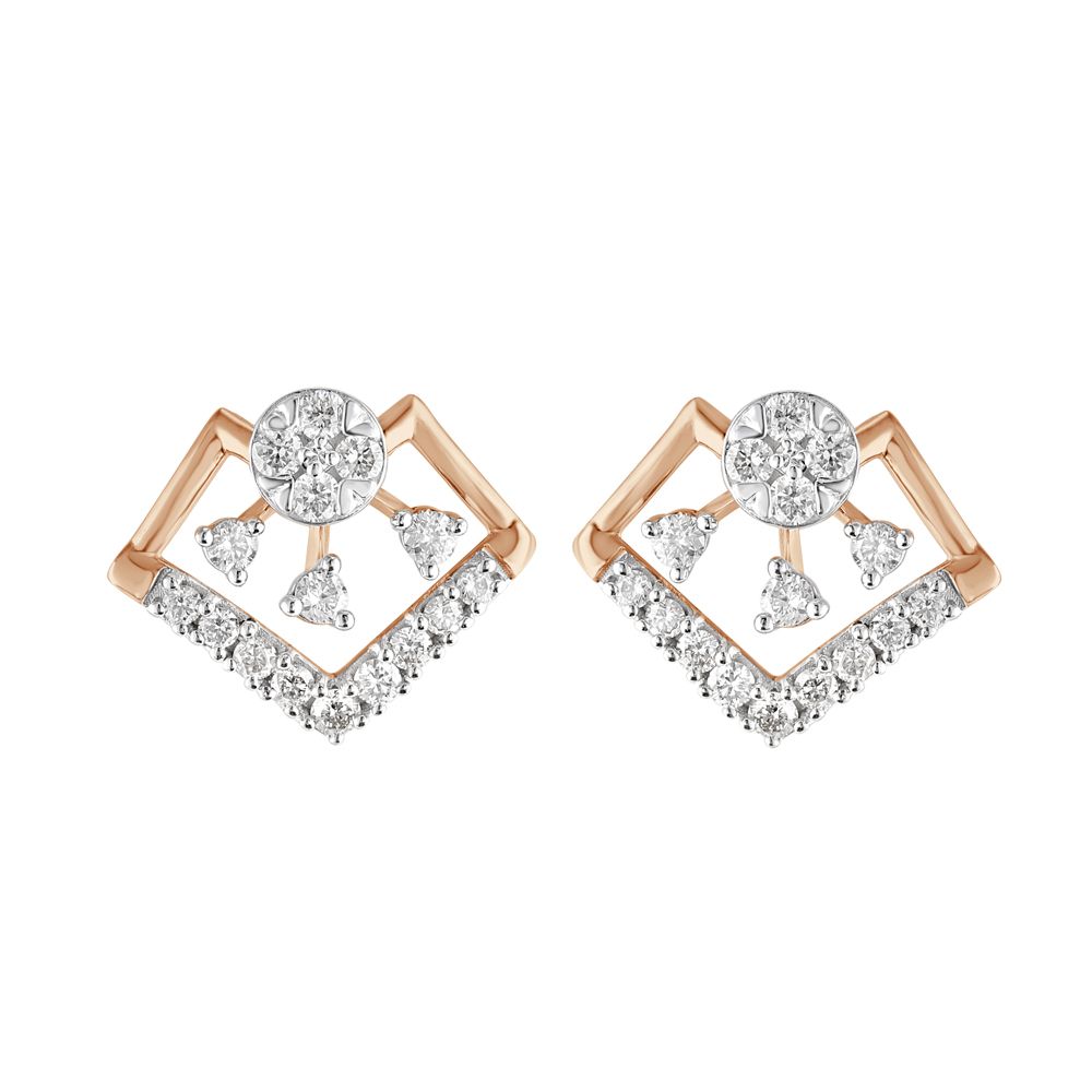 Precious 14Kt Rose Gold Studs-Earrings-OER23I27-D400X0C