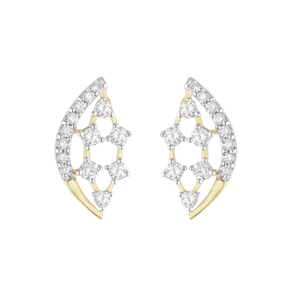 Contemporary Diamond Studs-Earrings-OER23I32-D400R0C