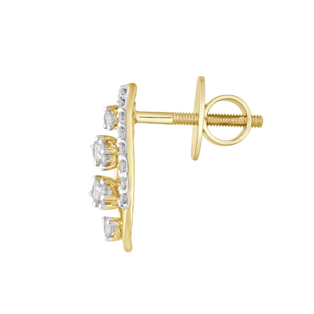Contemporary Diamond Studs-Earrings-OER23I32-D400R0C