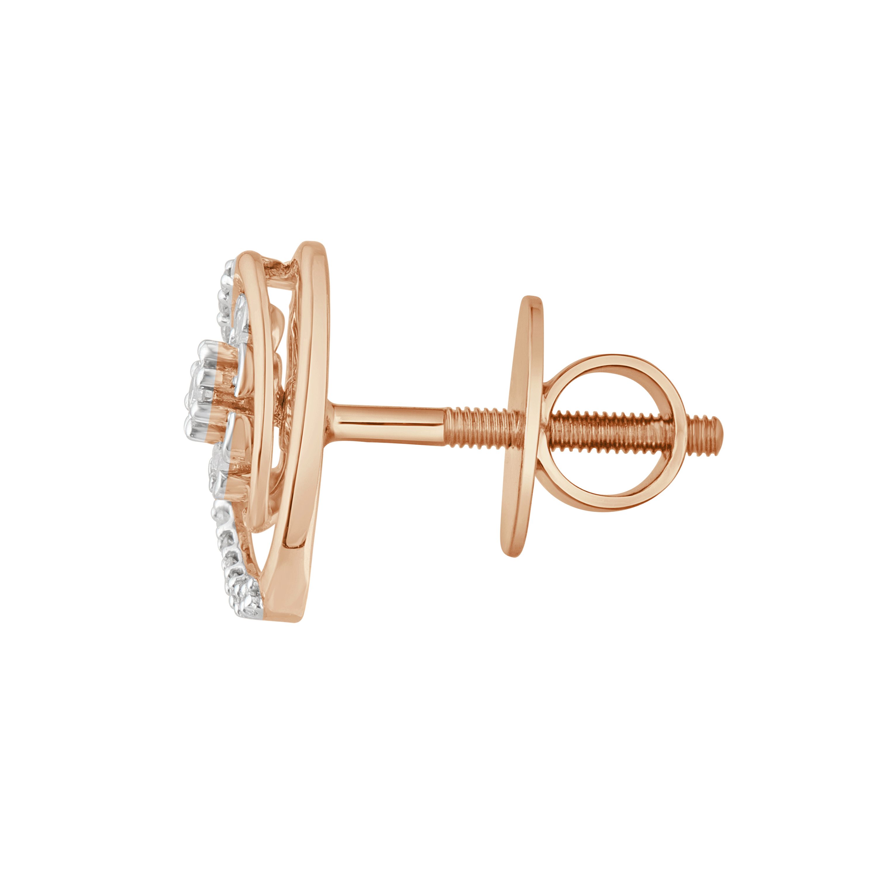 Striking Rose Gold Studs-Earrings-OER23I34-D400X0C