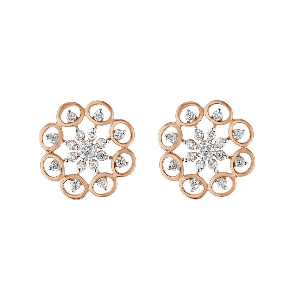 Charming Diamond Earring -Earrings-OER23I36-D400X0C