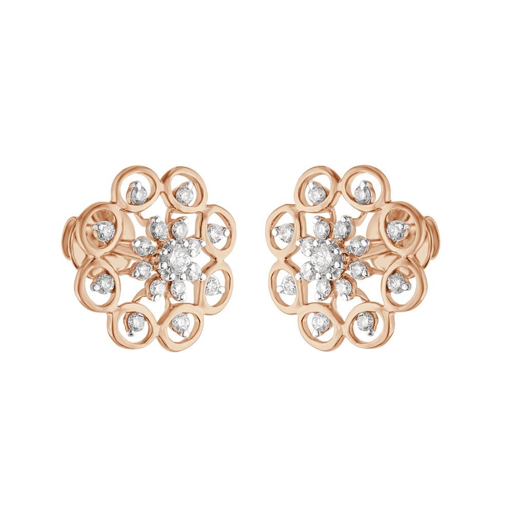 Charming Diamond Earring -Earrings-OER23I36-D400X0C