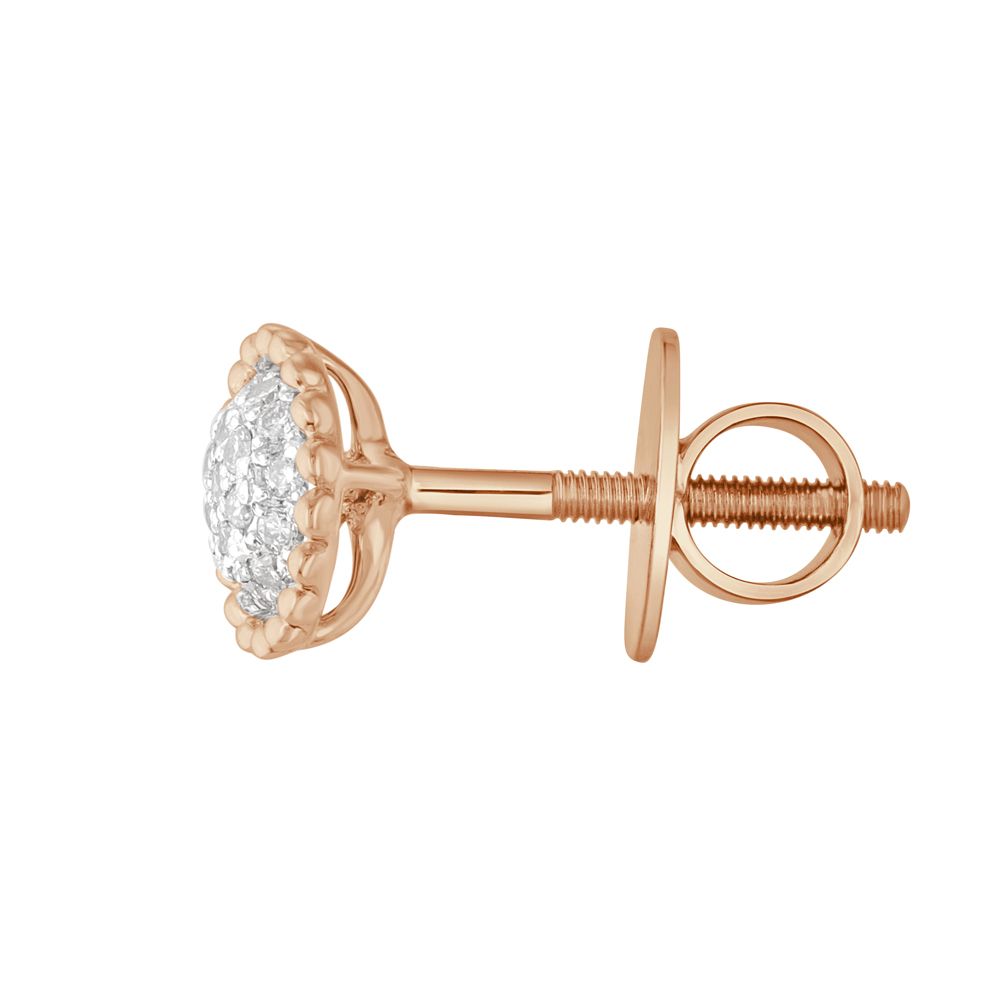 Minimal Rose Gold Studs-Diamond-OER23I63-D900X0C