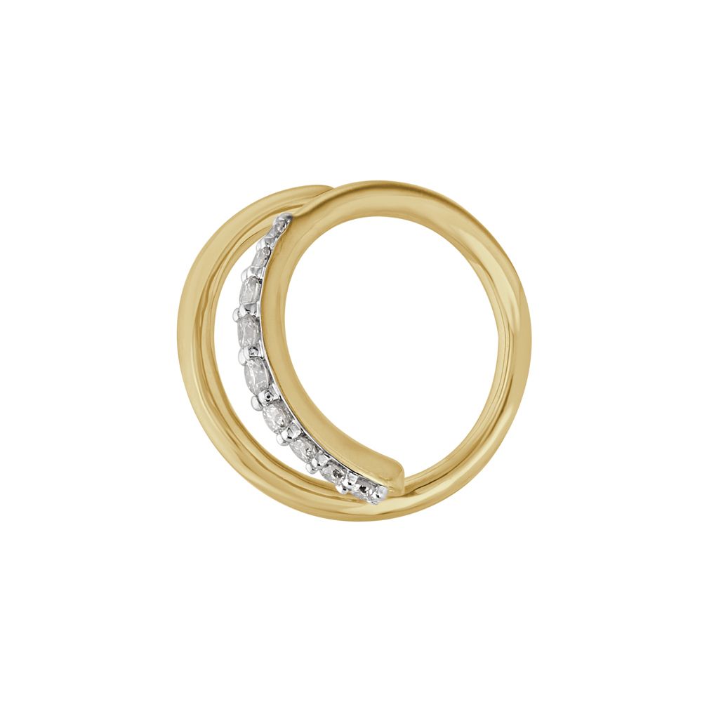 Spiral Design Diamond Earrings-Diamond-OER23I64-D900R0C