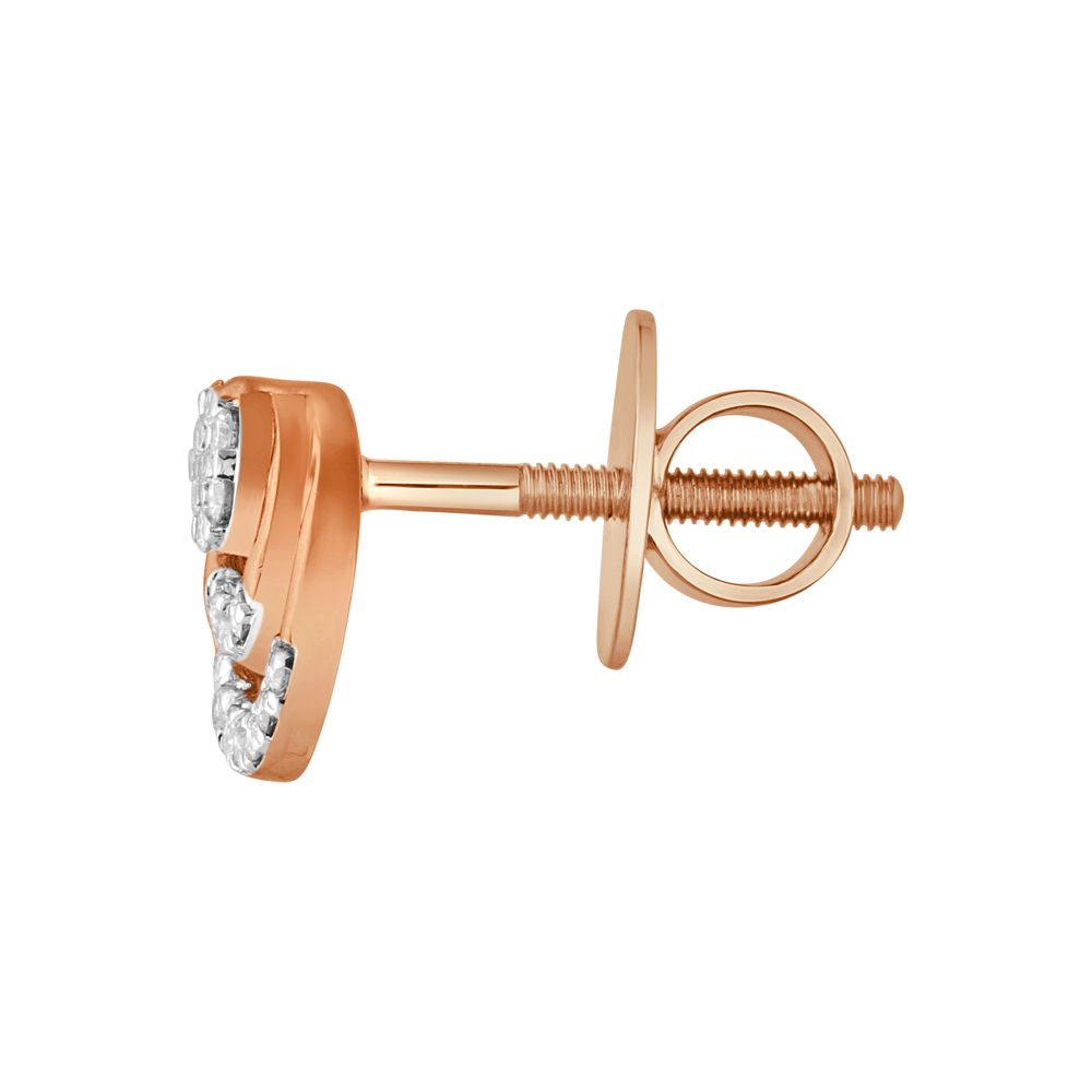 Minimal Design Diamond Earrings-Diamond-OER23I65-D900R0C