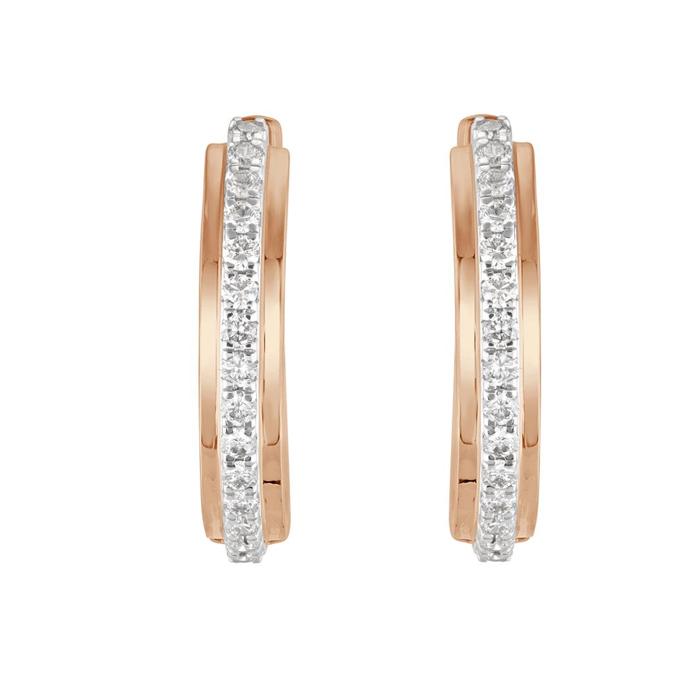 Classic Diamond Earrings-Earrings-OER23I82-D400X0B