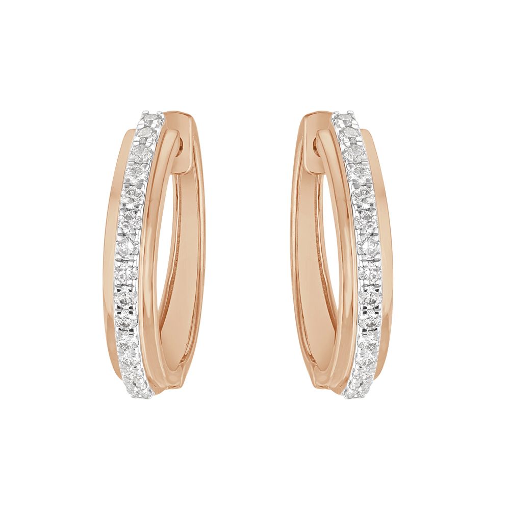 Classic Diamond Earrings-Earrings-OER23I82-D400X0B