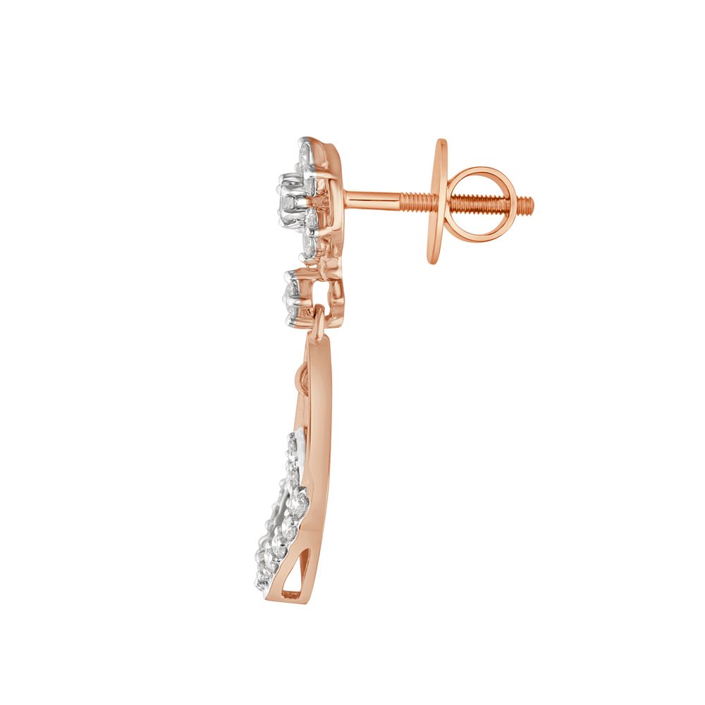 Gorgeous Diamond Drop Earrings-Earrings-OER23I93-D400X0B