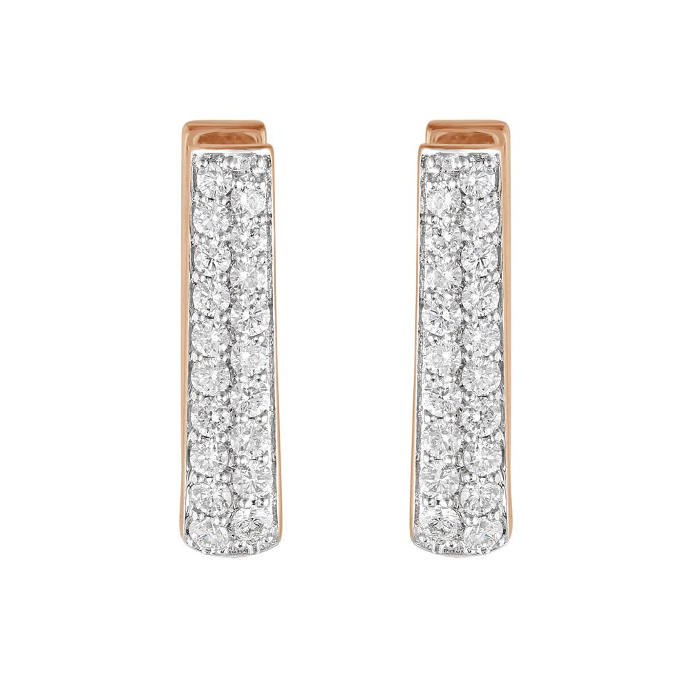Timeless Design Diamond Earrings-Earrings-OER23I94-D300X0B