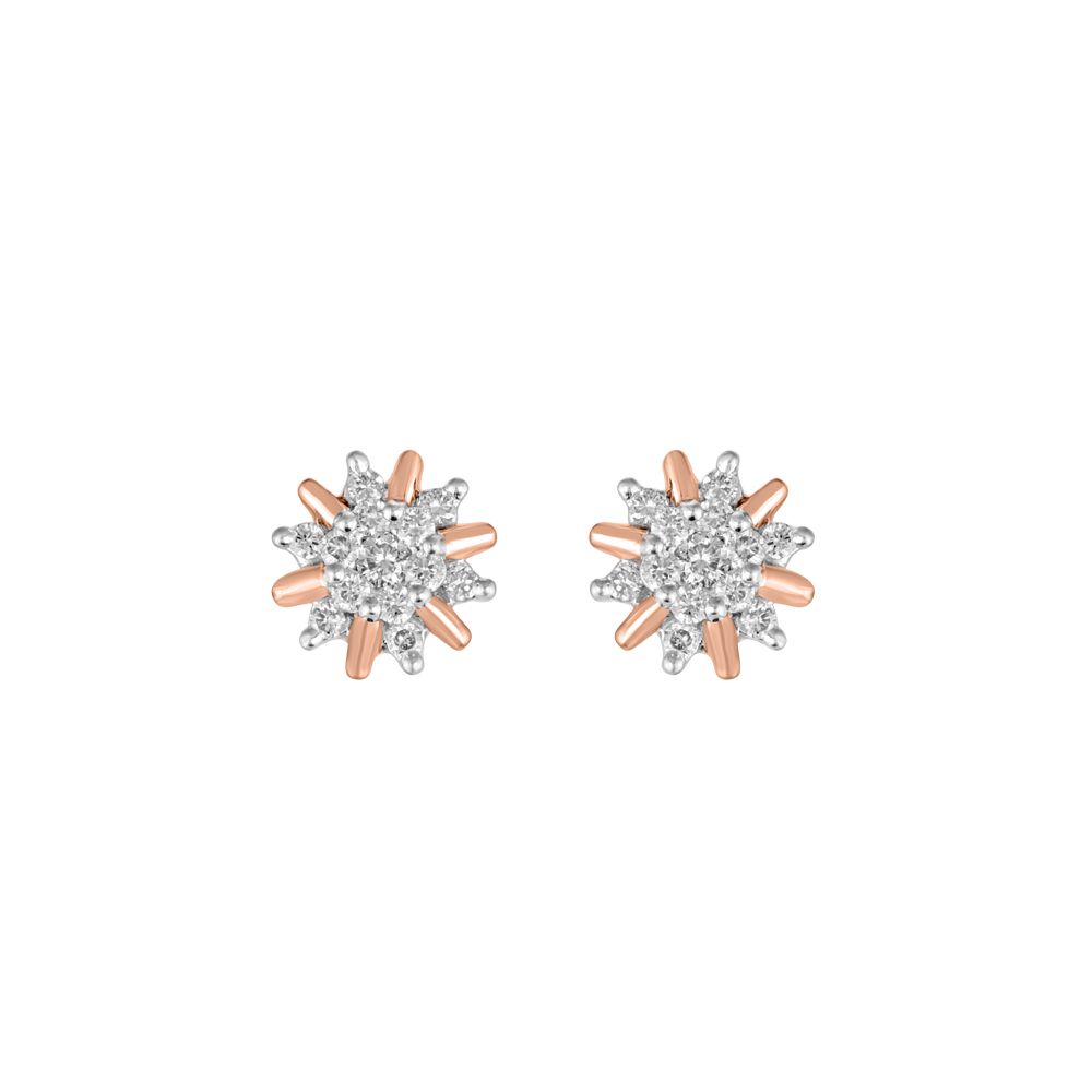 Classic Diamond Cluster Studs-Earrings-OER23J31-D900X0C